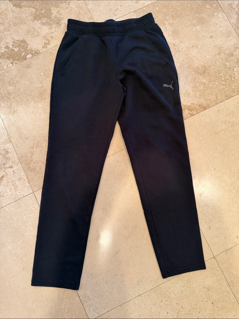 Puma Black Men's Slim Fit Jogger Sweatpants
